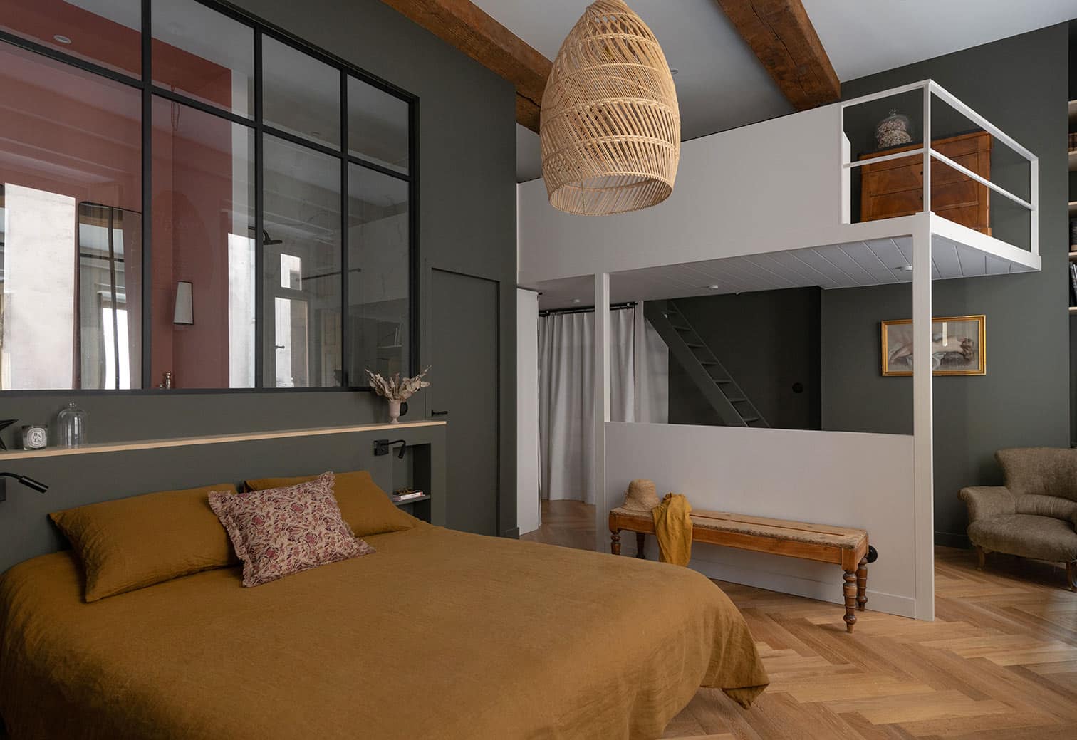La suite parentale - MARION LANOE, Architecte d'intérieur, Lyon, Aix en ...